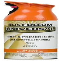 Real Orange, Rust-Oleum Universal all Surface Interior Exterior Gloss Spray Paint and Primer in 1, oz
