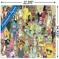 Rick i Morty - Grupni zidni poster, 14.725 22.375