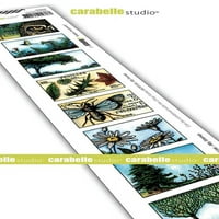 Carabella Studio Cling Stamp Edge 2 X11. 5 - Na Otvorenom Na Otvorenom