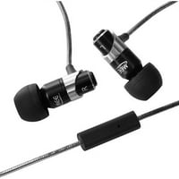 Meelectronics originalne serije M21p slušalice za uši sa Inline mikrofonom, Crne