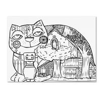 Zaštitni znak Likovna umjetnost 'Alpes CAT 2' Platno umjetnost Oxana Ziaka