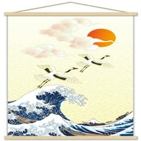 Prvi izlazak sunca u Japanu zidni poster sa magnetnim okvirom, 22.375 34