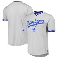 Muški sivi Los Angeles Dodgers dres s V izrezom