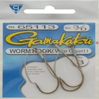 Gamakatsu Worm W žičana zaštitna brončana veličina 3PK