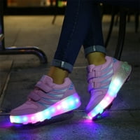 Sunsunrise Fashion Colorful LED svjetlosne cipele djeca odrasli ultra lagani valjak Heelys klizaljke