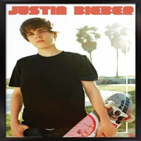 Justin Bieber - zidni poster skejtbord, 14.725 22.375