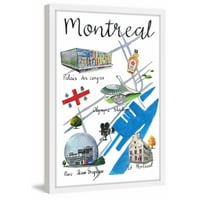 Montreal Harbour Uokvireni Otisak Slike