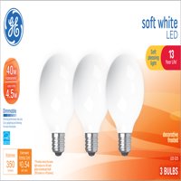Soft White LED globus svjetlosne žarulje, Watt EQV, G Globe žarulje, srednje baza, godina, 3pk