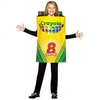 Rasta Imposta Crayola Djevojka Halloween Fanchine-haljina kostim za dijete, jedna veličina