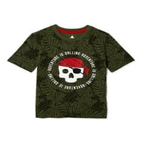 Djeca iz Garanimals Little Boys Skull gusarska majica, veličine 4-10