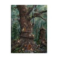Zaštitni znak likovne umjetnosti' Gnomes Sweet Home ' platna Umjetnost Jeffa Tifta