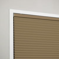 Regal Estate , Cordless Blackout Eco Honeycomb Shade, Latte, 33w 72L