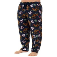 Voćnje od muških praznika Print Super Soft Microfleece Pajama Pant