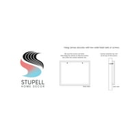 Stupell Industries Mississippi Znamenitosti Crteži Mapa Putovanje & Mjesta Palika Galerija Omotana platna