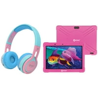 Contixo K101A PINK Kids Learning Android Tablet & KB-Wireless Bluetooth dječije slušalice
