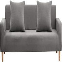 Trgovina Trgovina Velvet Stretch Fotelja Covers Seater Premium kauč na razvlačenje Grey- 1pc