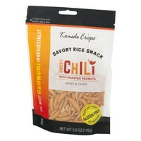 Kamedova Crisps Sweet Chili sa pečenim kikirikima Slako Rice Snack, OZ., Prebrojite