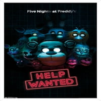 Pet noći u Freddy's - Pomoć Wanted zidni poster, 14.725 22.375