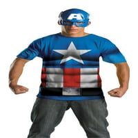 Prerušavanje kapetana Amerika Alternativa bez ožiljaka Muškarci Halloween Fanchine-haljina za odrasle,