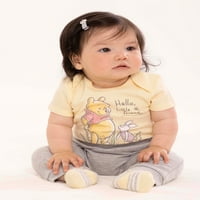 Winnie The Pooh novorođenčad bodi, veličina 0 3 mjeseca - 24 mjeseca, 3-pakovanje
