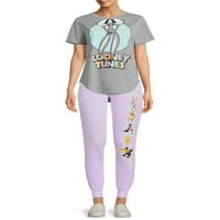 Looney Tunes Juniors Sužene Pantalone Za Trčanje Od Flisa