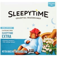 Nebeska začina SleepyTime Extra, Herbal Wellness Čajne vrećice, brojanje