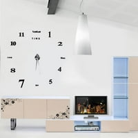 Zidni sat, komplet DIY modularni dizajn zidni sat, samoljepljivi akril za spavaću sobu ured za dnevnu