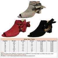 Wazshop Ženske Sandale S Remenima Sandale S Visokom Potpeticom Sandale S Remenom Za Gležanj Obuća Za Cipele