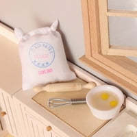 Farfi set 1: Kuhinjski pečenje Model Veliko smanjenje Nereaklikosbilne 3D minijaturne kuhinjske kotrljanje