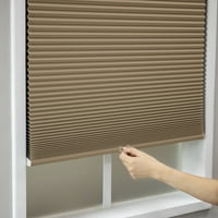 Regal Estate , Cordless Blackout Eco Honeycomb Shade, Latte, 44W 84L