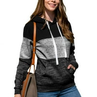 Slatka teen djevojka jesen paketu casual kockica za crtanje zip up y5885k hoodie sa džepom ženske dugih