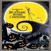 Disney Tim Burton's Noćna mora prije Božića 16.5 24.25 uokvireni plakat