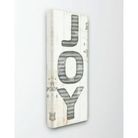 Stupell Industries Joy Holiday Božićno Drvo Teksturna Riječ Dizajnkanvas Zidna Umjetnost Umjetnice Jennifer