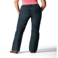 Žene potpuno mršave u džinsu za čizme