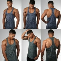 Sunisery Muška musculo shirt pamuk Bodybuilding Sport Vest fitnes potkošulja