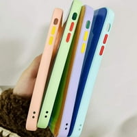 Kompatibilan sa iPhone futrolom, Bling Glitter Rainbow uzorak tvrdi stražnji prugaste djevojke Žena smrznuta