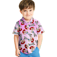 FNYKO majice za muškarce i dječake Havajska priča o igračkama casual skrozleeve dugme-dolje Havajske košulje casual majica za odrasla djeca
