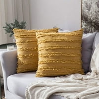 Baocc jastučnice za jastuke čiste boje pamučne i lanene krojene cvjetne presvlake moderna Sofa jastučnica