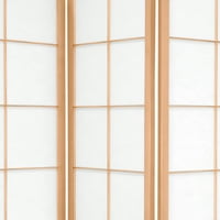 Orijentalni namještaj ft visok Zen Shoji razdjelnik soba, prirodan, panel