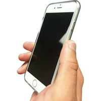 Štampa Clear futrola za telefon, talasi ljubičasti, iPhone 6 6S