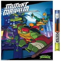 Nickelodoon uspon tinejdžerske mutantske kornjače - Mayhem zidni poster, 22.375 34