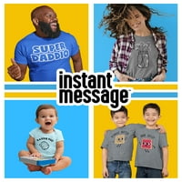 Instant poruka - Spremna za drobljenje vrtića - grafička majica kratkih rukava za mlade