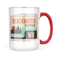 Neonblond USA Rivers Blackwater River - Zapadna Virdžinija Poklon za ljubitelje čaja za kavu