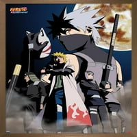 Naruto Shippuden - Kakashi Key Art zidni poster, 22.375 34 Uramljeno