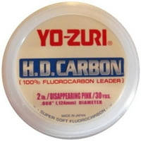 Yo-Zuri HD Pink Fluorokarbonska ribarska linija 4LB 30YD