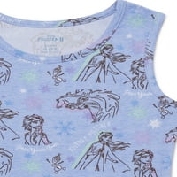 Disney zamrznute ekskluzivne haljine za košulje za djevojčice Elsa, 2-pakovanje, veličine 4-12