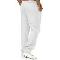 Classic Streetwear Ležerne prilike za muškarce muške casual čvrste pamučne pakete pune dužine hlače džepna