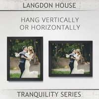 Langdon House Crni okvir za slike, moderan stil, paket, kolekcija mirnog