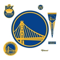 Fathead Golden State Warriors: Logo-gigant zvanično licenciran NBA uklonjiva zidna naljepnica