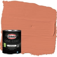 Glidden One Coat Interior Paint + Primer Summer Sunset, Flat, Quart